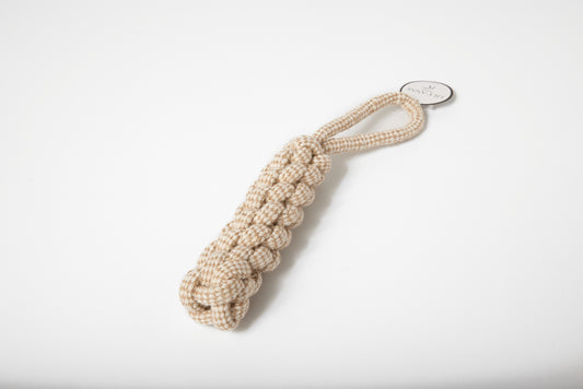Hemp Rope Toy - Braided  Bar With Handle