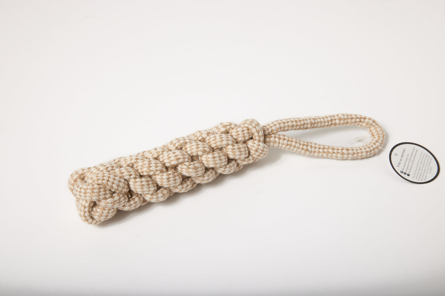 Hemp Rope Toy - Braided  Bar With Handle