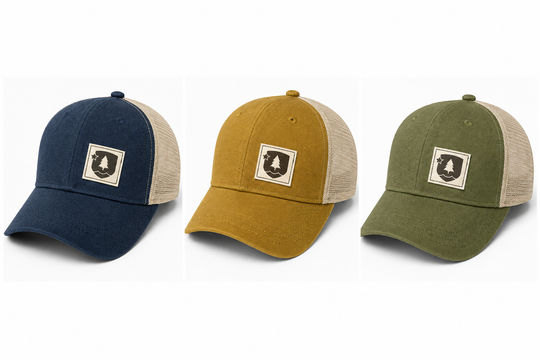 Hemp Hero Trucker Hat - Merrimack Co Logo