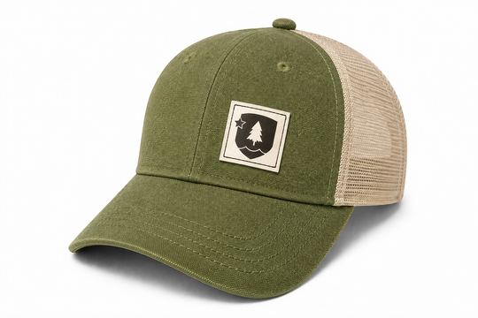 Hemp Hero Trucker Hat - Merrimack Co Logo