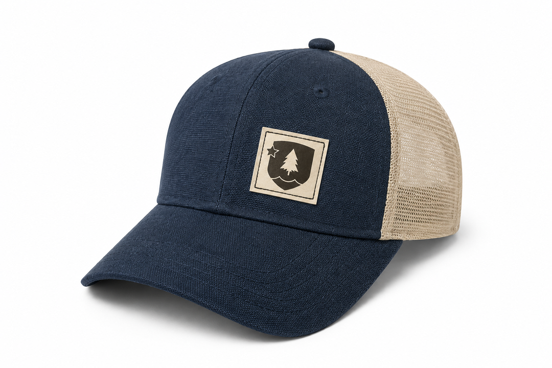 Hemp Hero Trucker Hat - Merrimack Co Logo