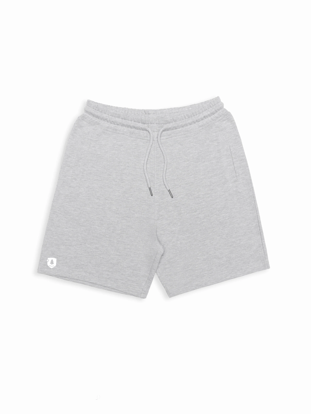 Gray shorts on a white background