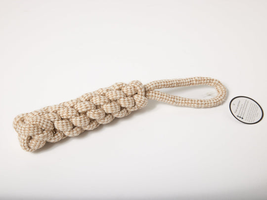 Hemp Rope Toy - Braided  Bar With Handle