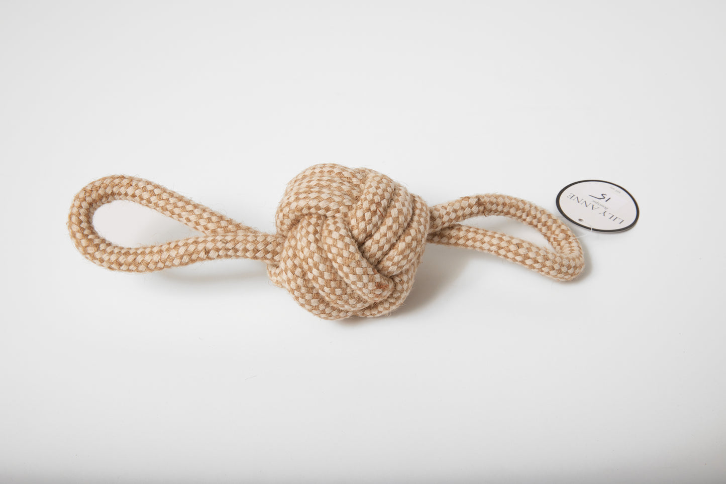 Hemp Rope Toy - Ball With 2 Handles